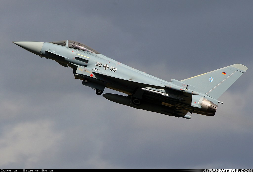 Germany - Air Force Eurofighter EF-2000 Typhoon S 30+50 at Rostock - Laage (RLG / ETNL), Germany