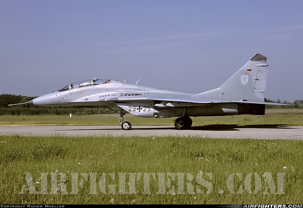 Germany - Air Force Mikoyan-Gurevich MiG-29GT (9.51) 29+25 at Rostock - Laage (RLG / ETNL), Germany