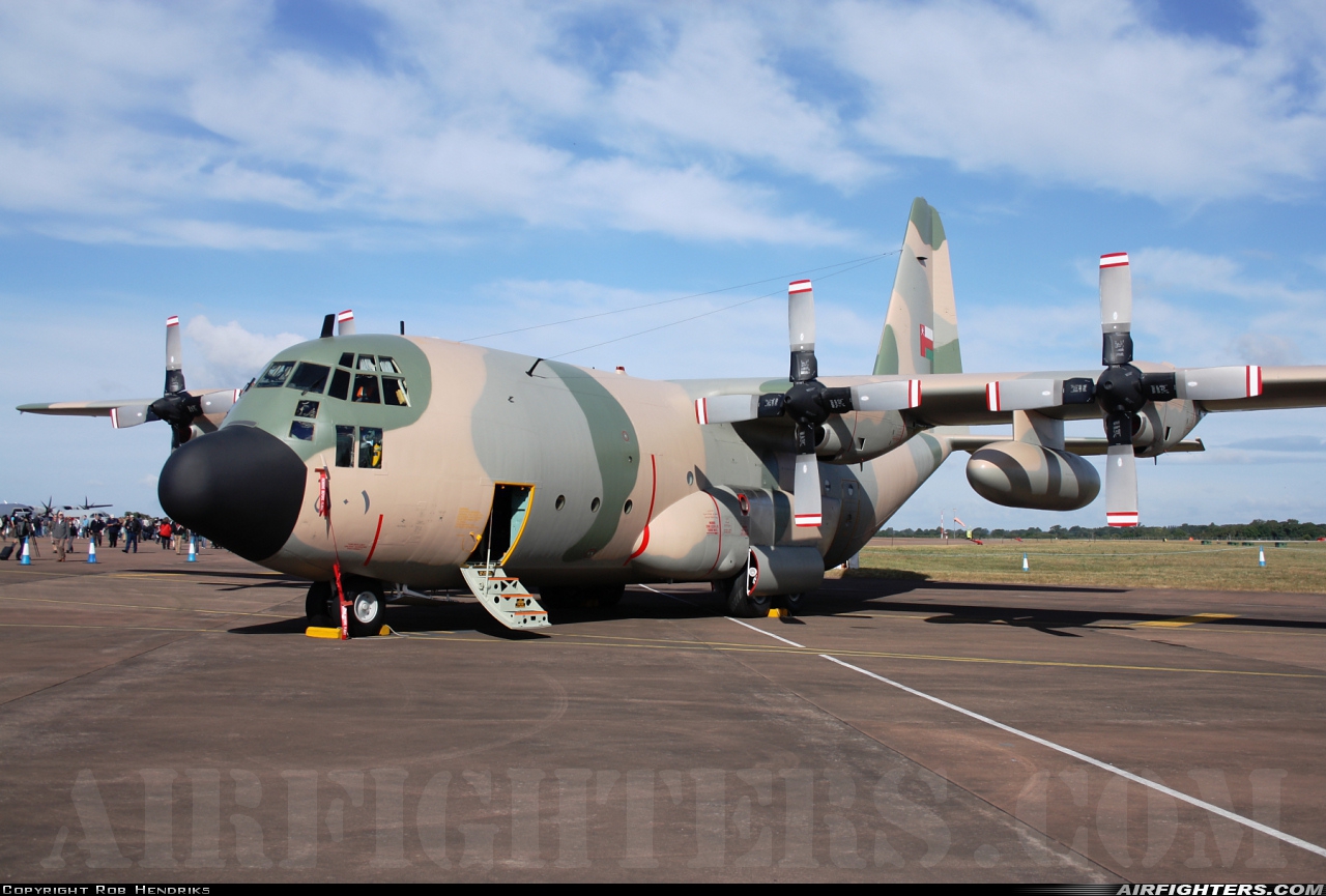 Oman - Air Force Lockheed C-130H Hercules (L-382) 501 at Fairford (FFD / EGVA), UK