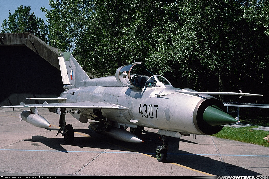 Czech Republic - Air Force Mikoyan-Gurevich MiG-21MF 4307 at Leeuwarden (LWR / EHLW), Netherlands