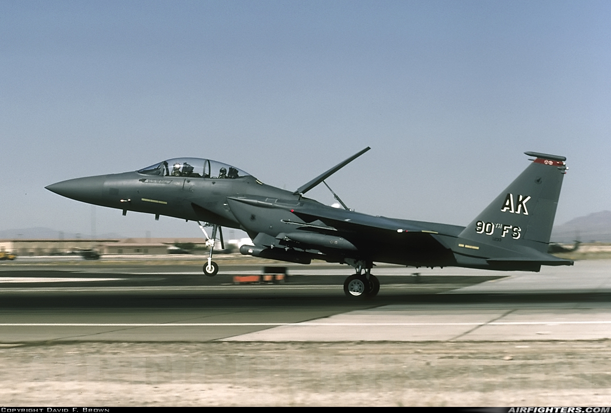 USA - Air Force McDonnell Douglas F-15E Strike Eagle 90-0233 at Las Vegas - Nellis AFB (LSV / KLSV), USA