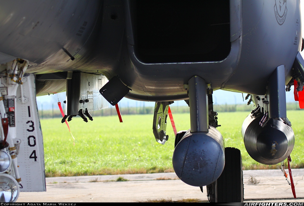 USA - Air Force McDonnell Douglas F-15E Strike Eagle 91-0304 at Ostrava - Mosnov (OSR / LKMT), Czech Republic