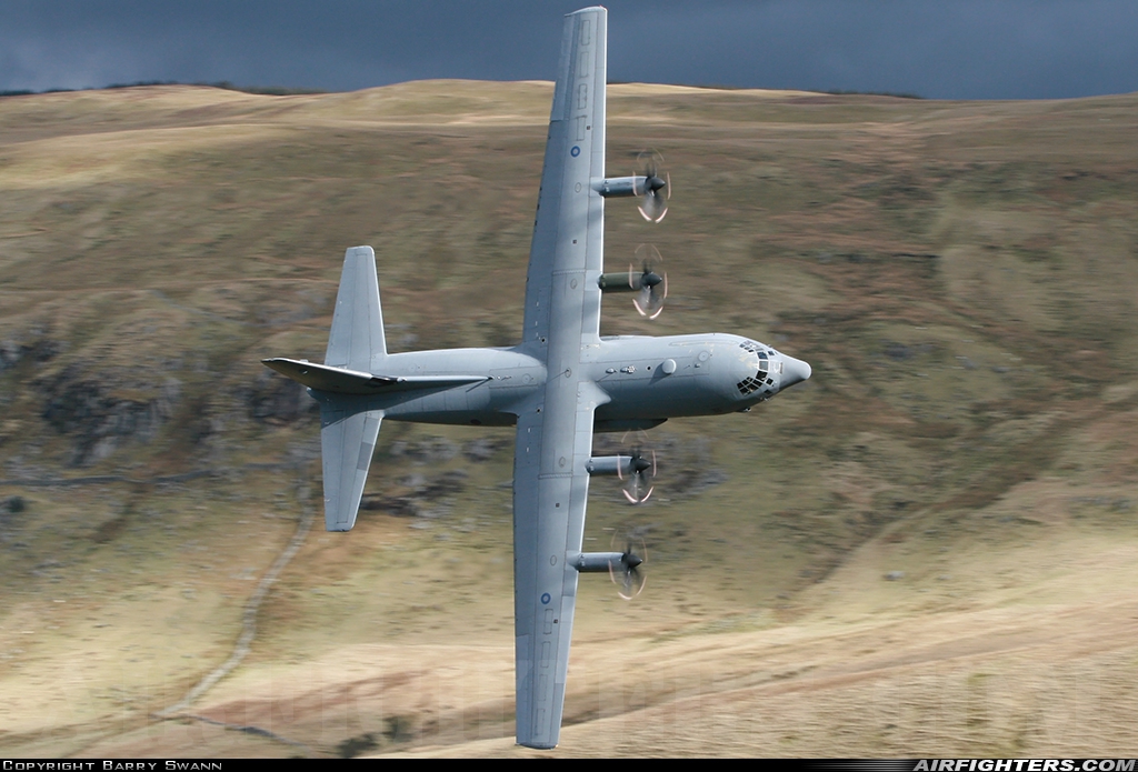 UK - Air Force Lockheed Martin Hercules C5 (C-130J / L-382) ZH887 at Off-Airport - North Wales, UK
