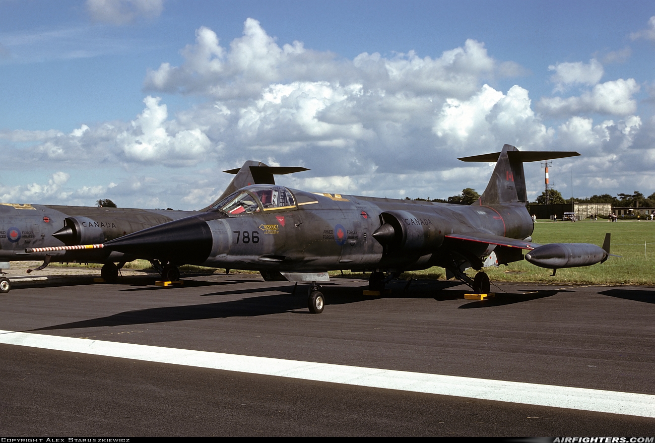 Canada - Air Force Canadair CF-104 Starfighter (CL-90) 104786 at Schleswig (- Jagel) (WBG / ETNS), Germany