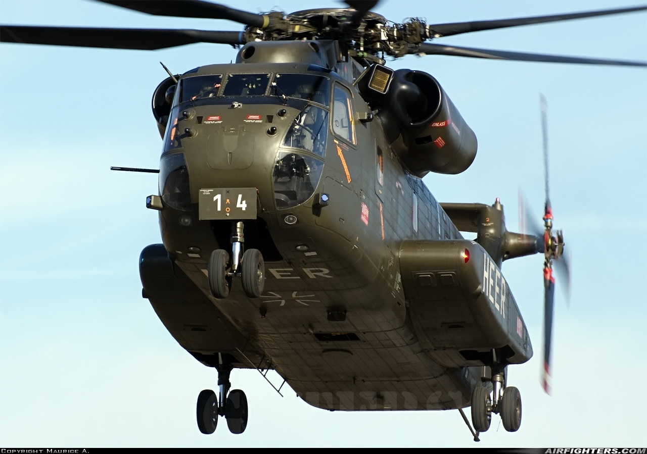 Germany - Army Sikorsky CH-53G (S-65) 84+14 at Off-Airport - Bergen-Hohne Range, Germany
