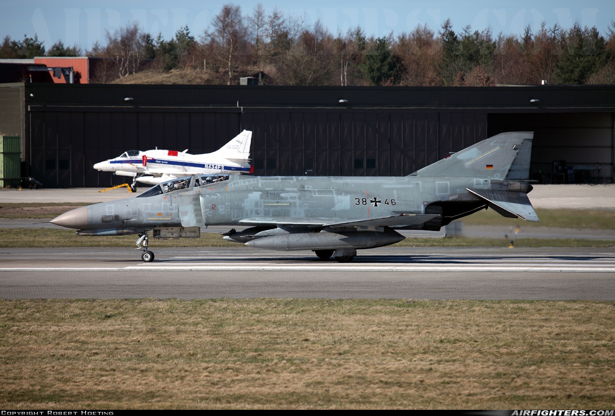 Germany - Air Force McDonnell Douglas F-4F Phantom II 38+46 at Wittmundhafen (Wittmund) (ETNT), Germany