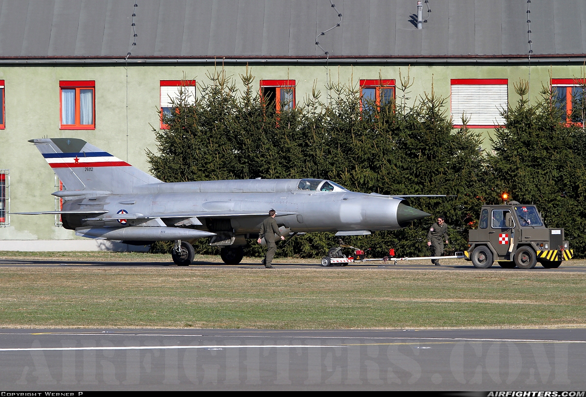 Yugoslavia - Air Force Mikoyan-Gurevich MiG-21R 26112 at Zeltweg (LOXZ), Austria