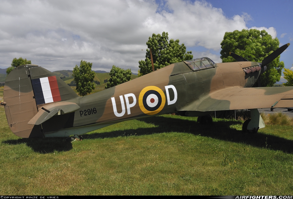 UK - Air Force Hawker Hurricane I (Replica) P2916 at Omaka (NZOM), New Zealand