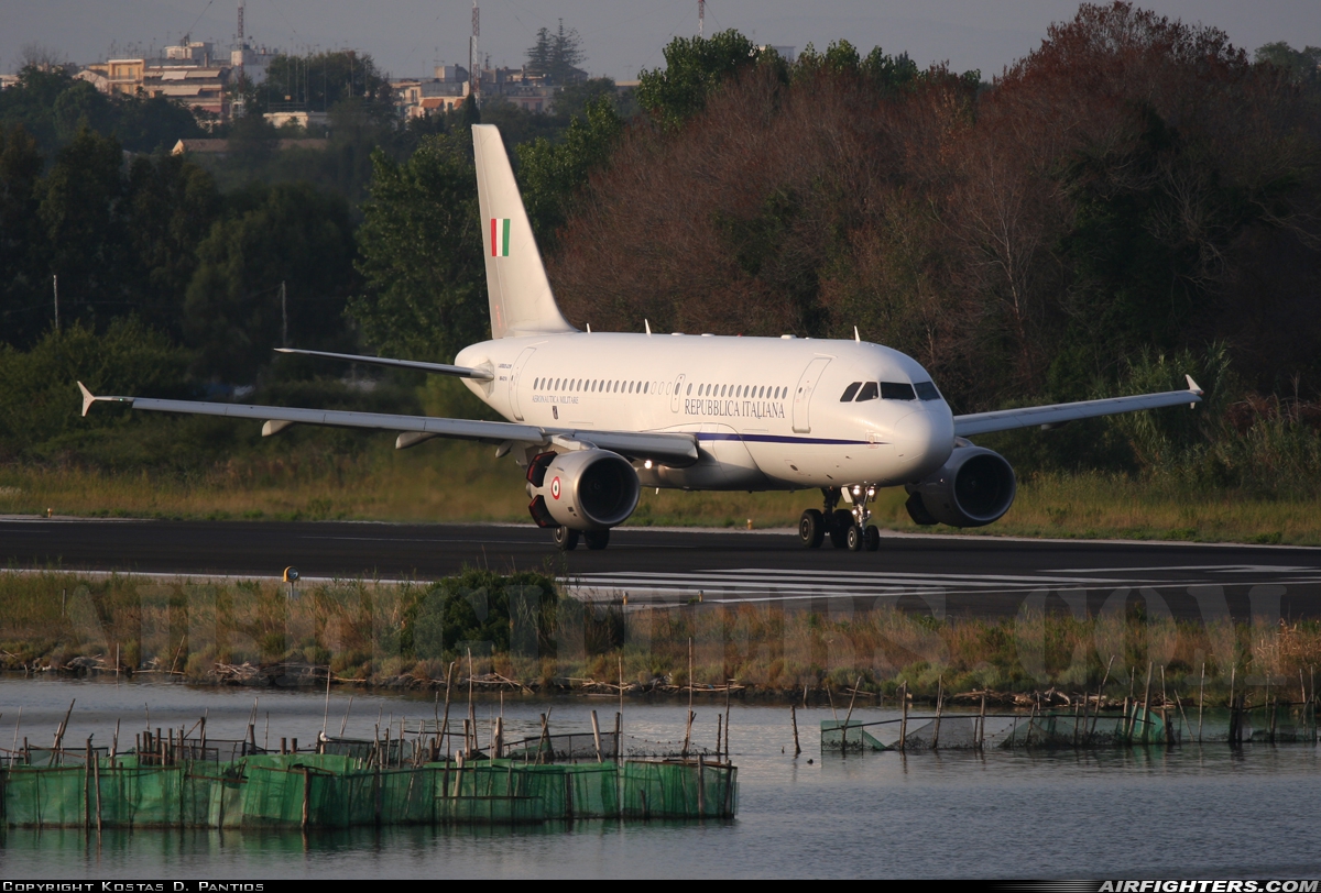 Italy - Air Force Airbus A319-115 CJ MM62174 at Kerkyra (Corfu) - Ioannis Kapodistrias (CFU / LGKR), Greece