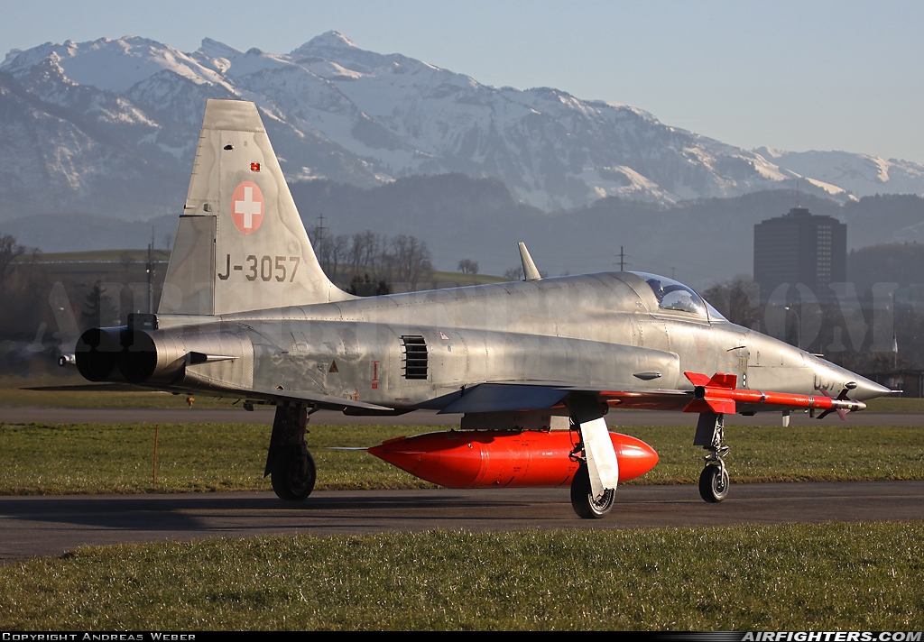 Switzerland - Air Force Northrop F-5E Tiger II J-3057 at Emmen (EML / LSME), Switzerland