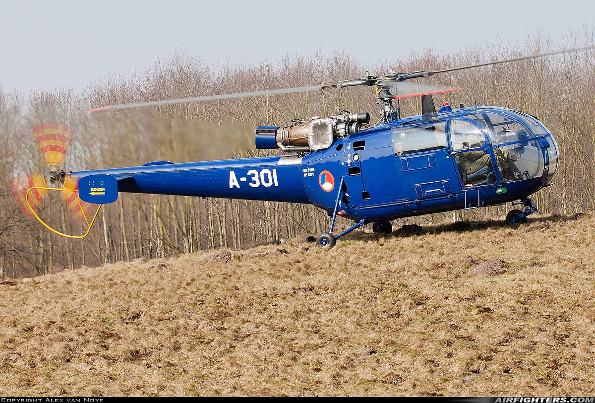 Netherlands - Air Force Sud Aviation SE.3160 Alouette III A-301 at Breda - Gilze-Rijen (GLZ / EHGR), Netherlands