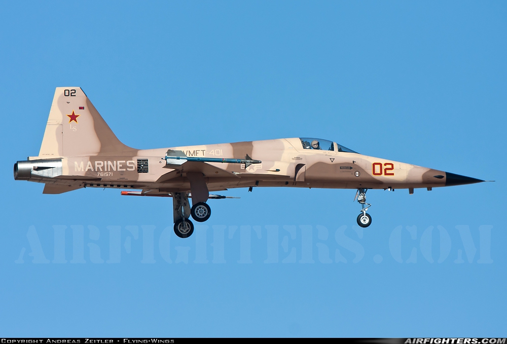 USA - Navy Northrop F-5E Tiger II 761571 at Yuma - MCAS / Int. (NYL / KNYL), USA