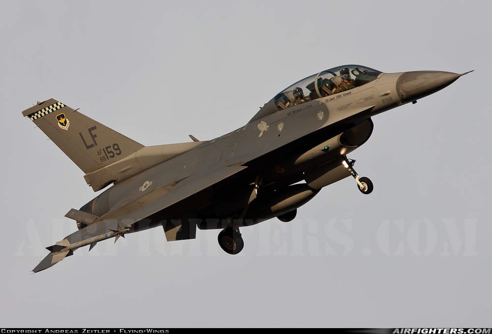 USA - Air Force General Dynamics F-16D Fighting Falcon 88-0159 at Glendale (Phoenix) - Luke AFB (LUF / KLUF), USA