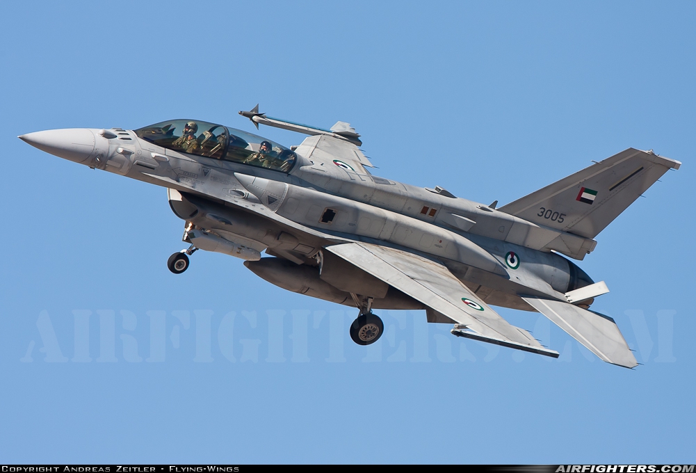 United Arab Emirates - Air Force Lockheed Martin F-16F Fighting Falcon 3005 at Tucson - Int. (TUS / KTUS), USA