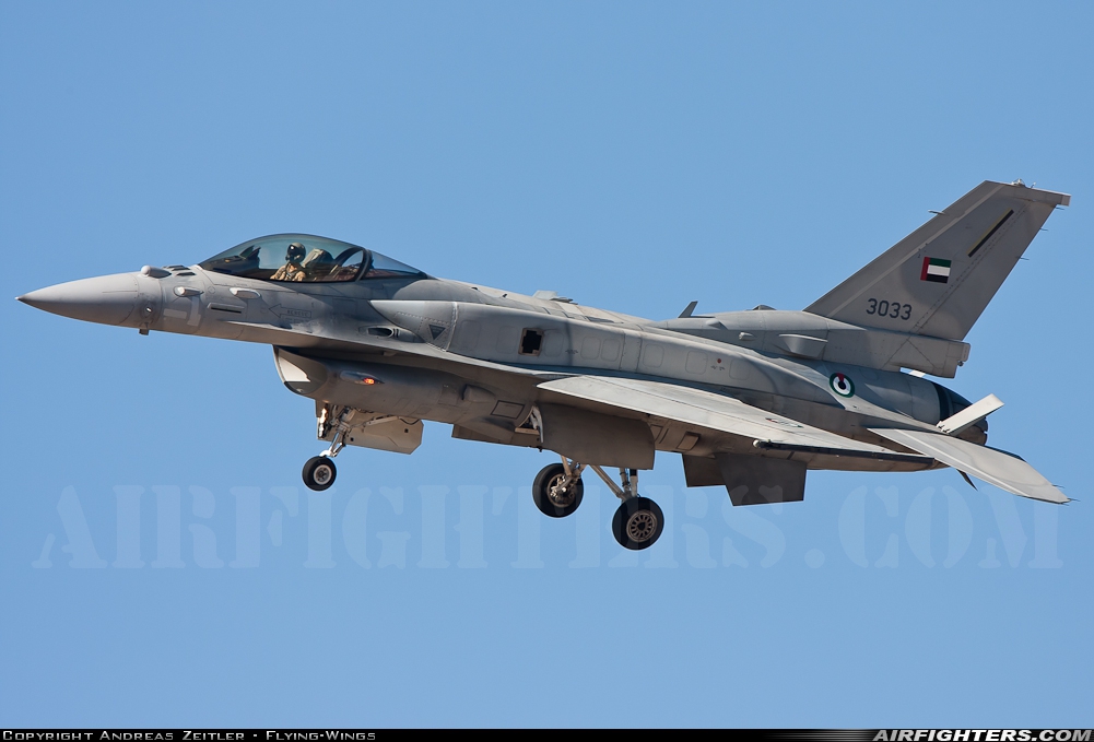 United Arab Emirates - Air Force Lockheed Martin F-16E Fighting Falcon 3033 at Tucson - Int. (TUS / KTUS), USA