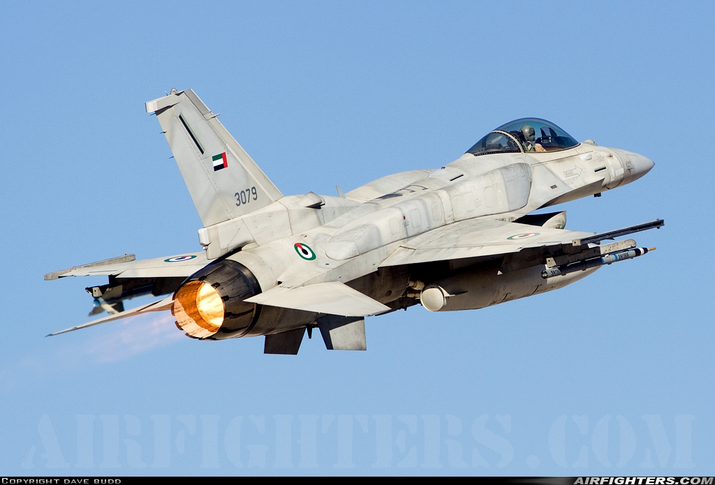United Arab Emirates - Air Force Lockheed Martin F-16E Fighting Falcon 3079 at Las Vegas - Nellis AFB (LSV / KLSV), USA
