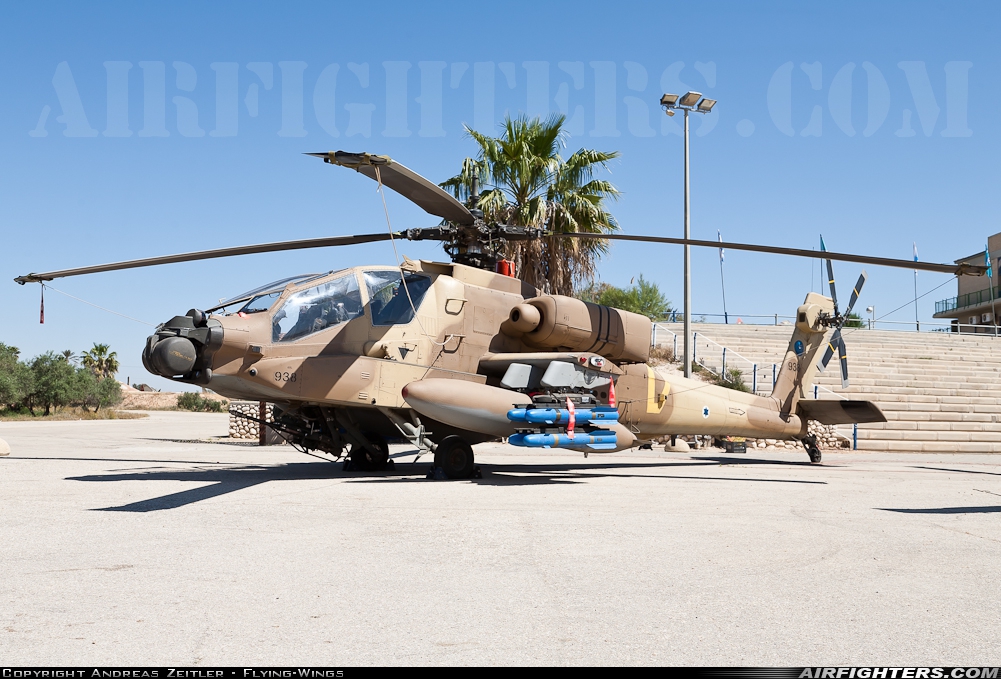 Israel - Air Force McDonnell Douglas AH-64A Peten 938 at Beersheba - Hatzerim (LLHB), Israel