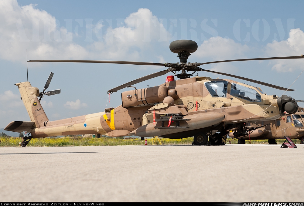 Israel - Air Force Boeing AH-64D Saraph 749 at Ramat David (LLRD), Israel