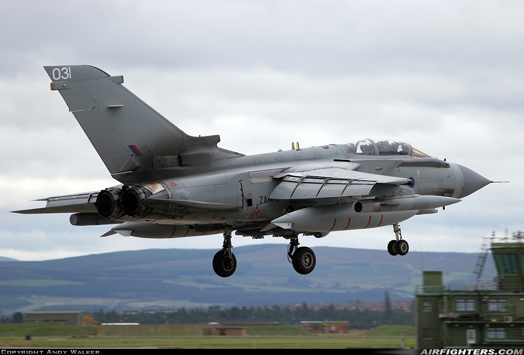 UK - Air Force Panavia Tornado GR4 ZA472 at Lossiemouth (LMO / EGQS), UK