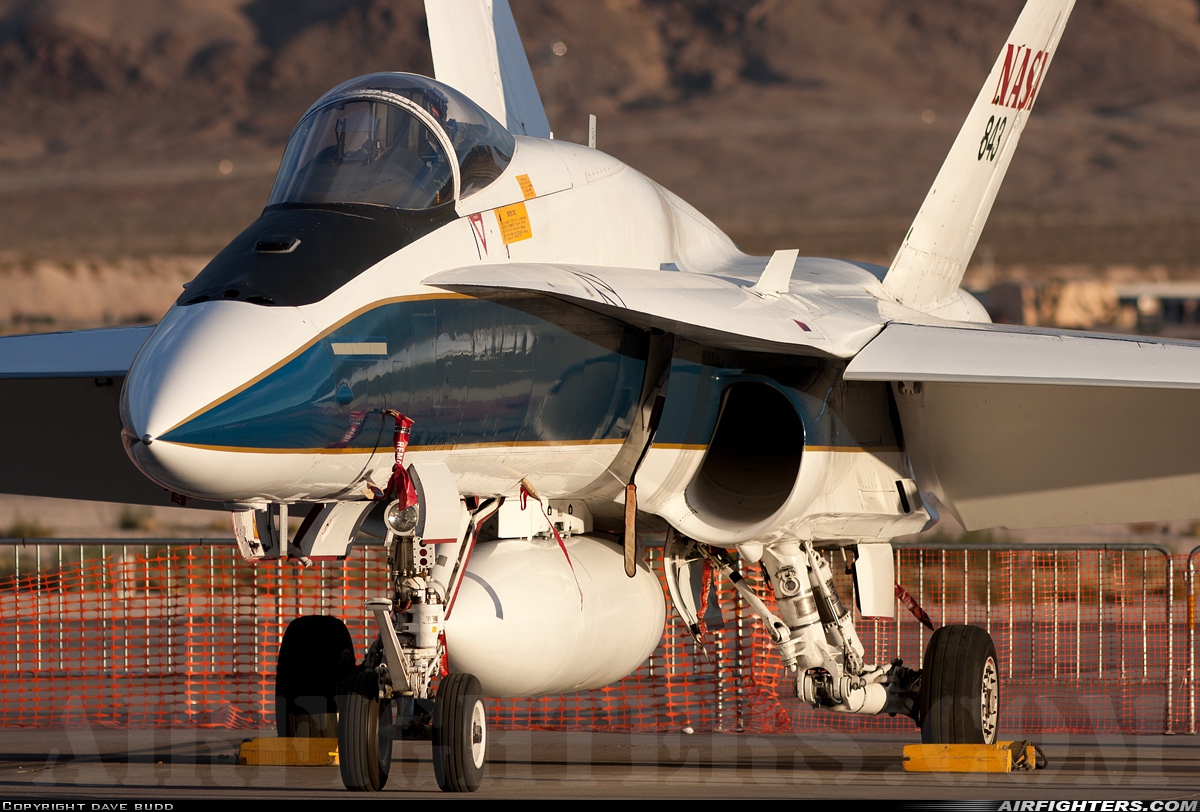 USA - NASA McDonnell Douglas F/A-18A Hornet N843NA at Las Vegas - Nellis AFB (LSV / KLSV), USA