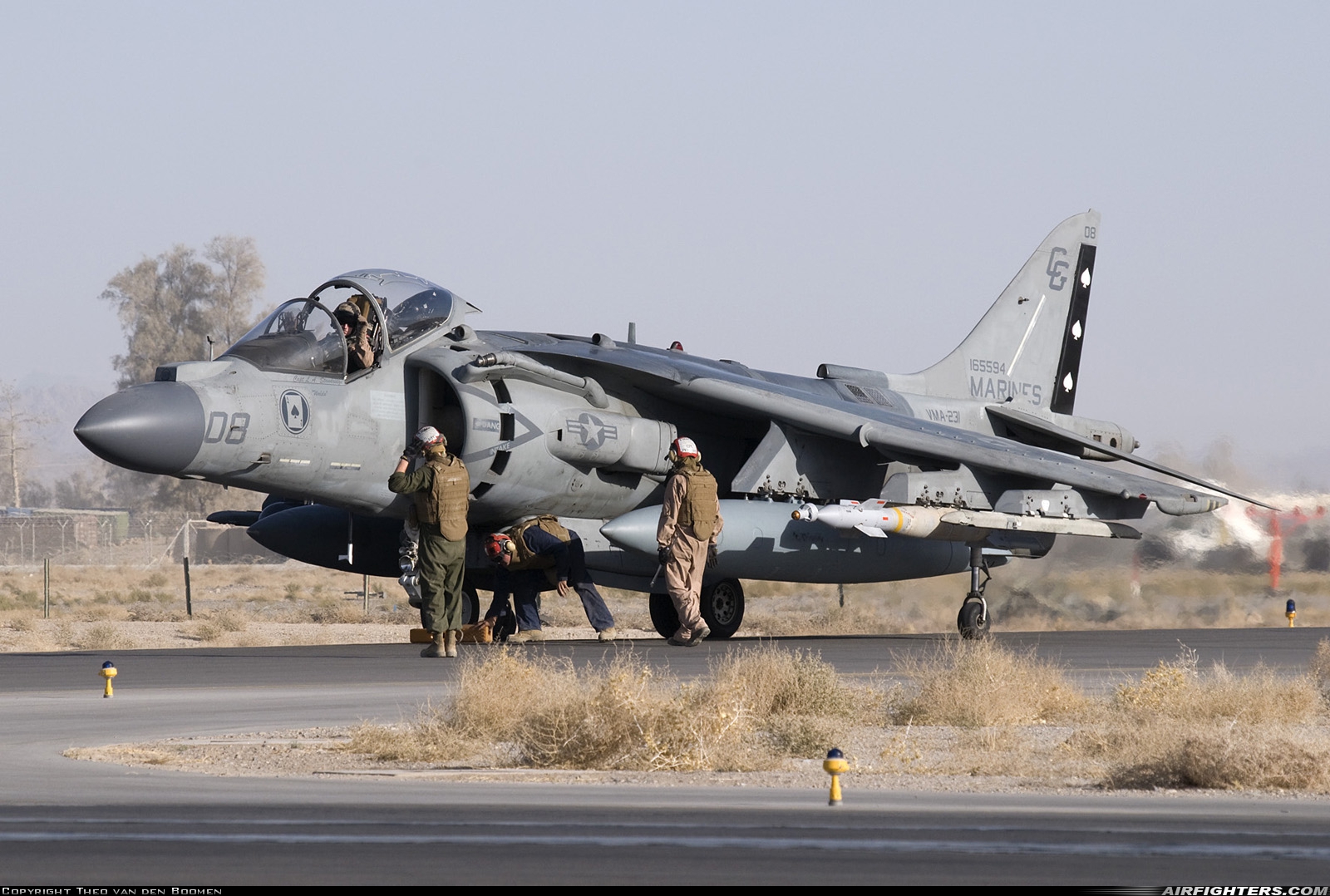 USA - Marines McDonnell Douglas AV-8B+ Harrier ll 165594 at Kandahar (KDH / OAKN), Afghanistan
