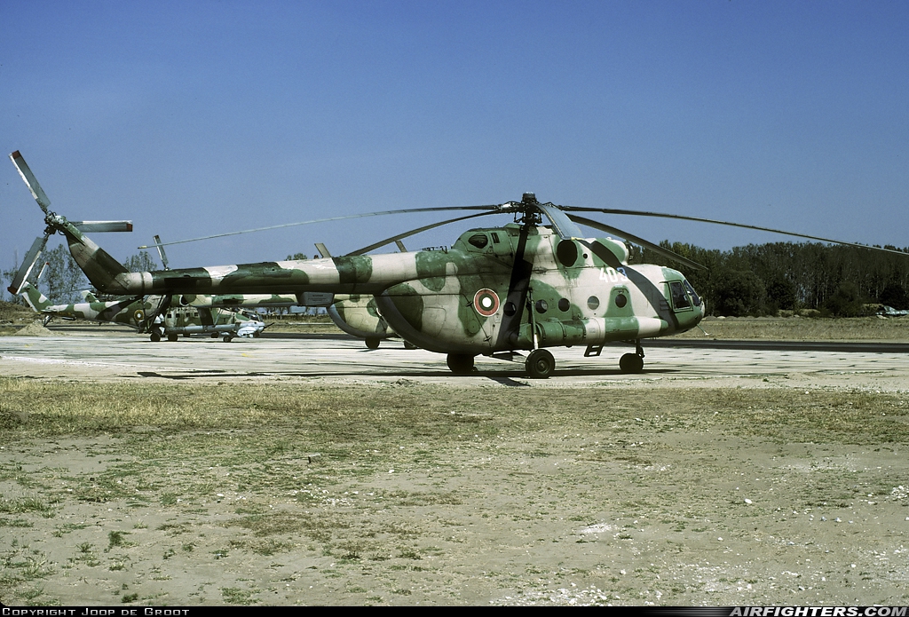Bulgaria - Air Force Mil Mi-17 403 at Graf Ignatievo (LBPG), Bulgaria