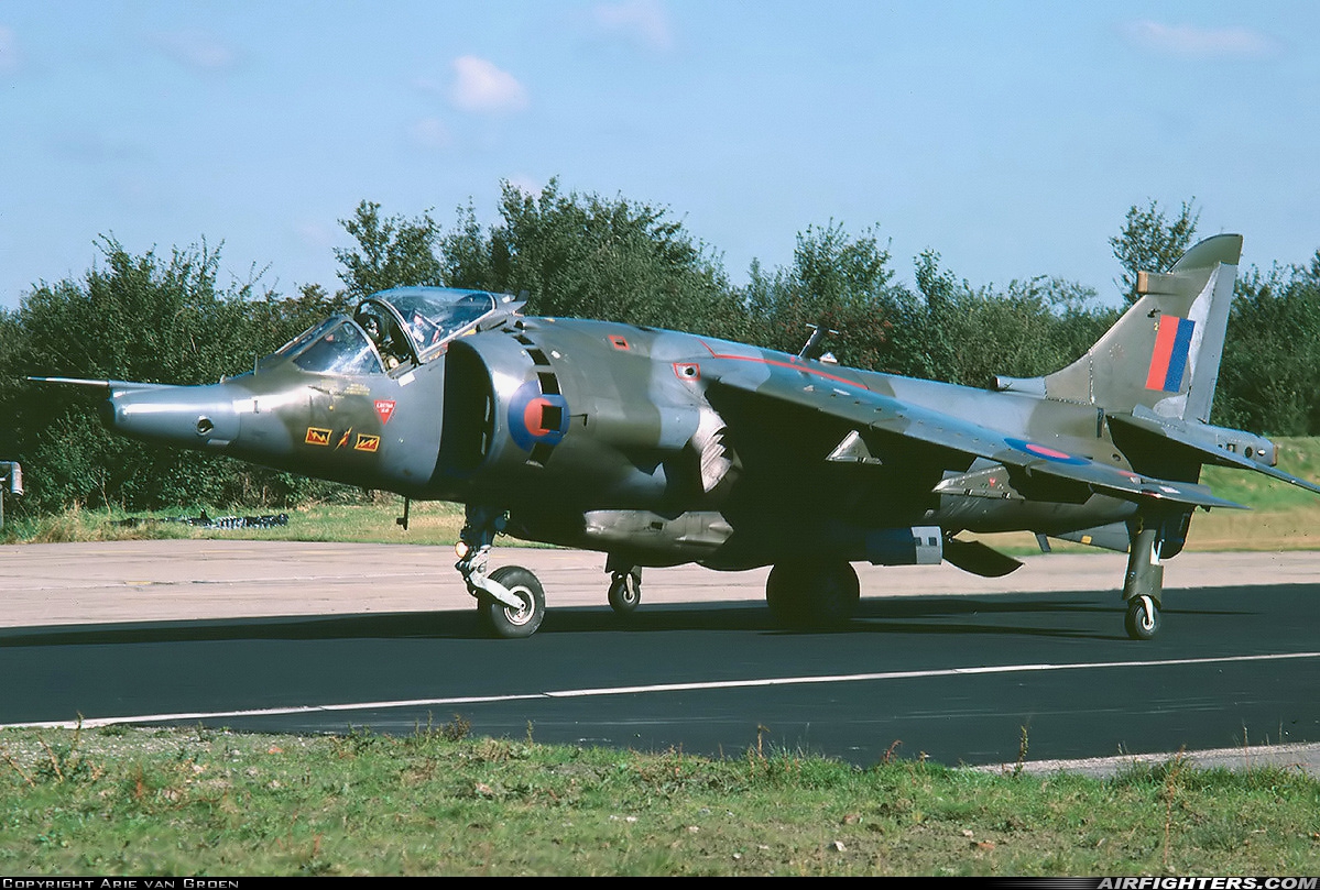 UK - Air Force Hawker Siddeley Harrier GR.3 XV738 at Leeuwarden (LWR / EHLW), Netherlands