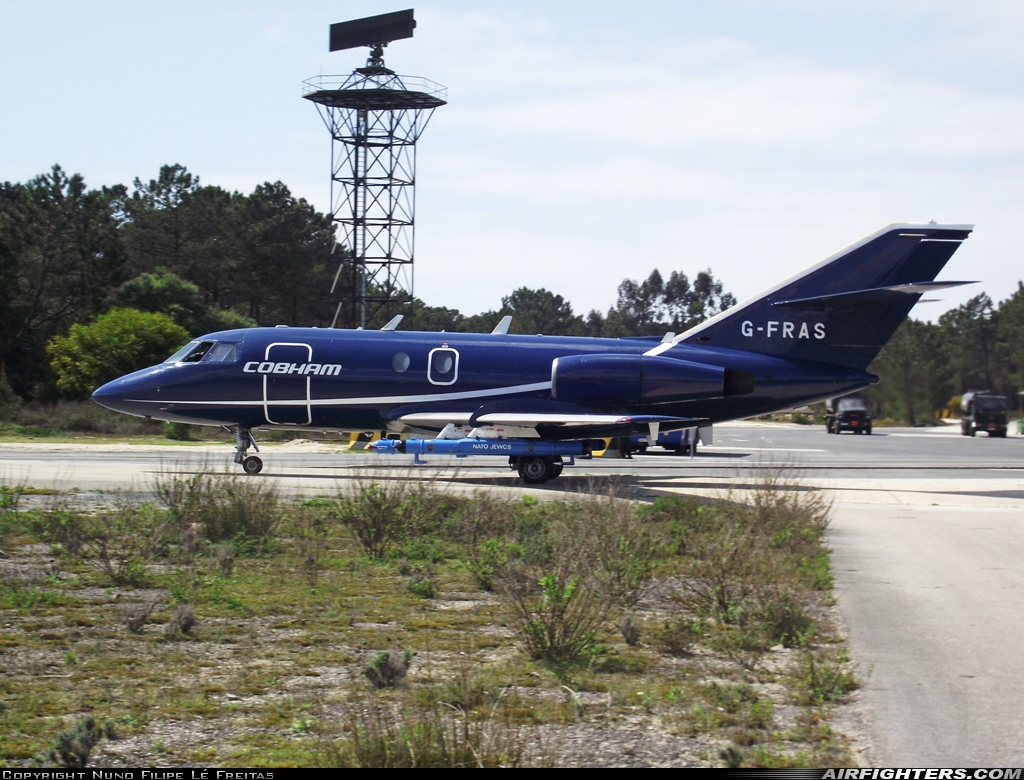 Company Owned - Cobham Aviation Dassault Falcon 20 G-FRAS at Monte Real (BA5) (LPMR), Portugal