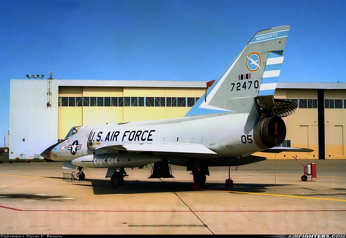 USA - Air Force Convair F-106A Delta Dart (8) 57-2470 at Falmouth - Otis Air National Guard Base (FMH / KFMH), USA