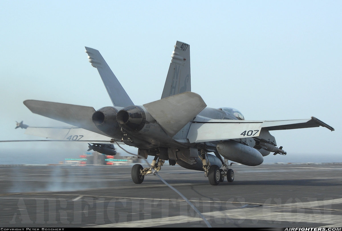 USA - Navy McDonnell Douglas F/A-18C Hornet 165173 at Off-Airport - Arabian Sea, International Airspace