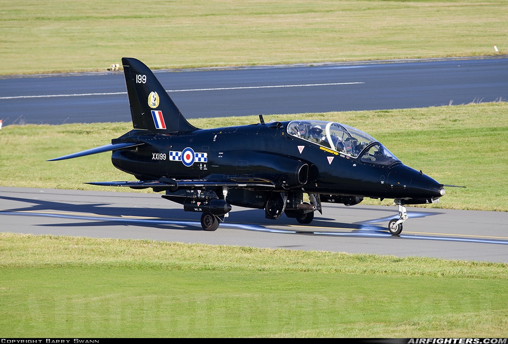 UK - Air Force British Aerospace Hawk T.1A XX199 at Valley (EGOV), UK