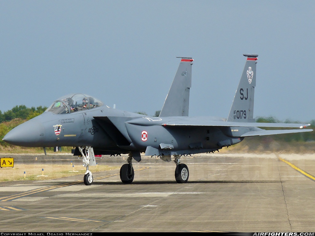 USA - Air Force McDonnell Douglas F-15E Strike Eagle 87-0179 at Ceiba - Jose Aponte de la Torre (RVR / TJVR), Puerto Rico