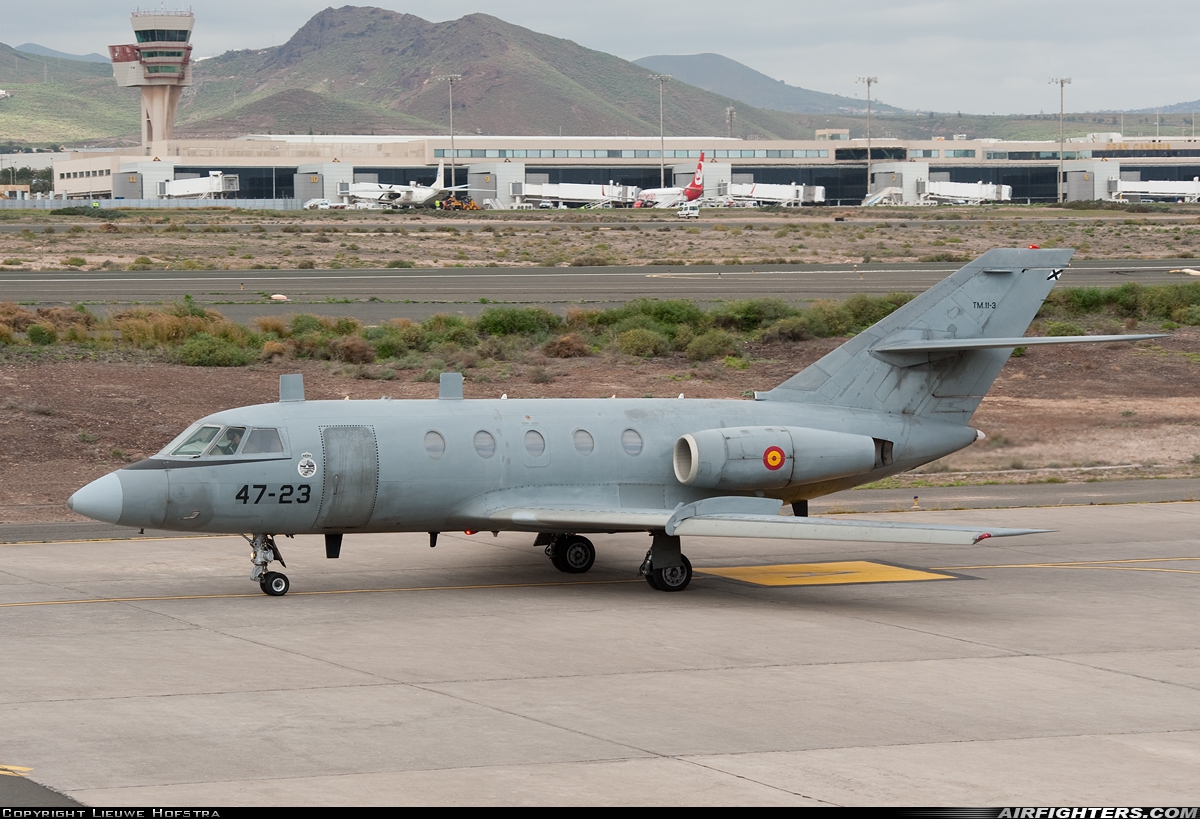 Spain - Air Force Dassault Falcon 20D TM.11-3 at Gran Canaria (- Las Palmas / Gando) (LPA / GCLP), Spain
