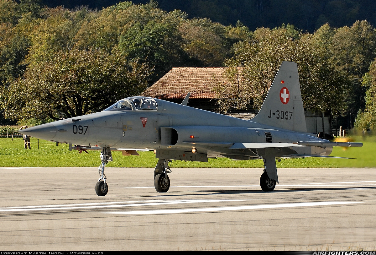 Switzerland - Air Force Northrop F-5E Tiger II J-3097 at Meiringen (LSMM), Switzerland