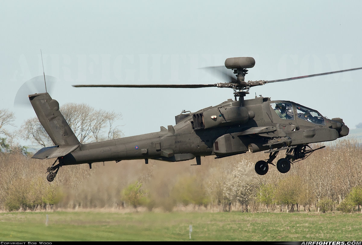 UK - Army Westland Apache AH1 (WAH-64D) ZJ173 at Off-Airport - Salisbury Plain, UK