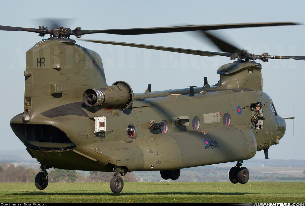 UK - Air Force Boeing Vertol Chinook HC3 (CH-47SD) ZH903 at Off-Airport - Salisbury Plain, UK