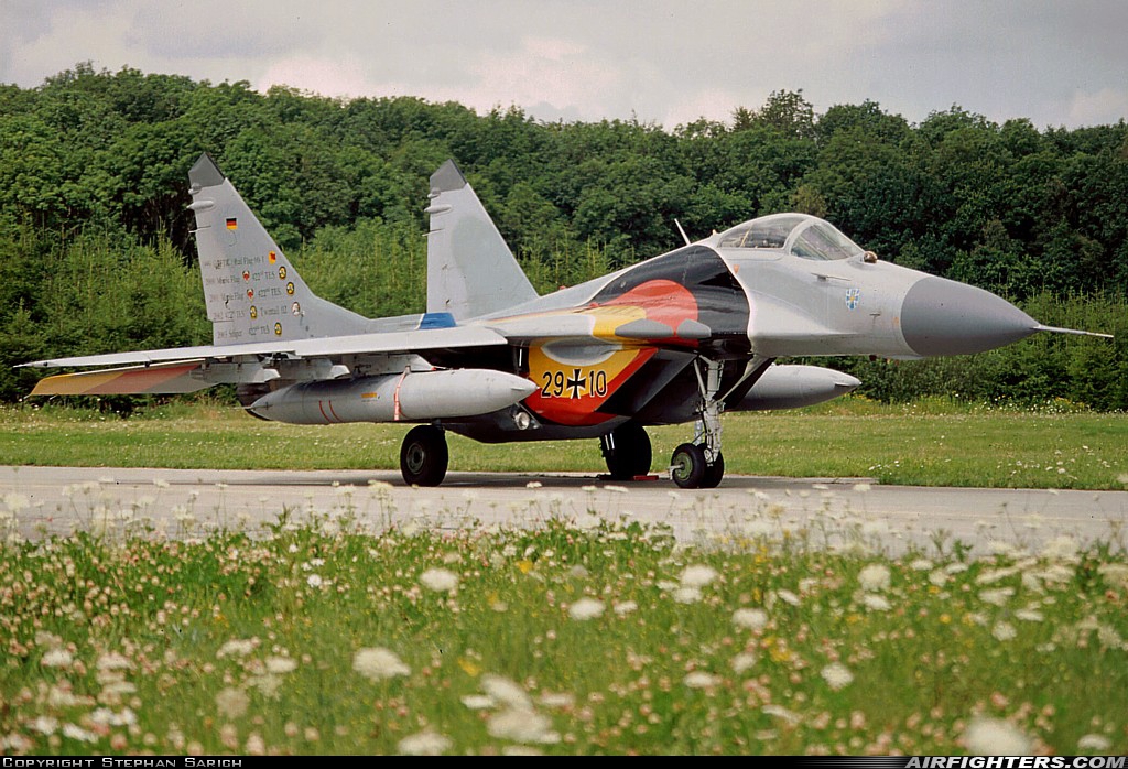 Germany - Air Force Mikoyan-Gurevich MiG-29G (9.12A) 29+10 at Rostock - Laage (RLG / ETNL), Germany