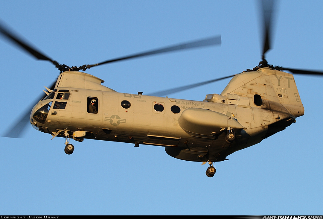 USA - Marines Boeing Vertol CH-46E Sea Knight (107-II) 157710 at El Centro - NAF (NJK / KNJK), USA