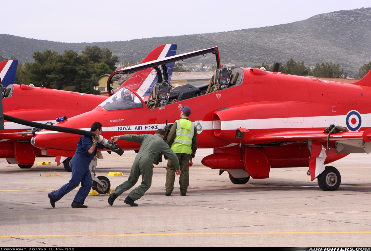 UK - Air Force British Aerospace Hawk T.1 XX233 at Tanagra (LGTG), Greece