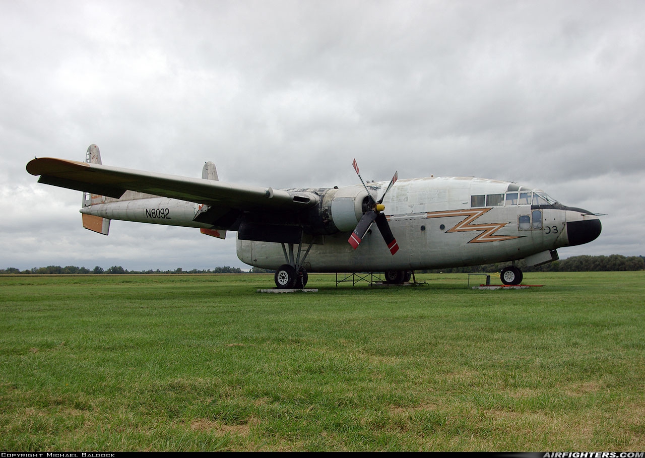 Canada - Air Force Fairchild C-119G Flying Boxcar N8092 at Geneseo (D52), USA