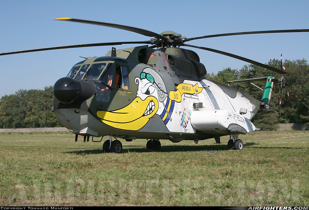 Italy - Air Force Agusta-Sikorsky HH-3F (AS-61R) MM80975 at Milan - Malpensa (MXP / LIMC), Italy