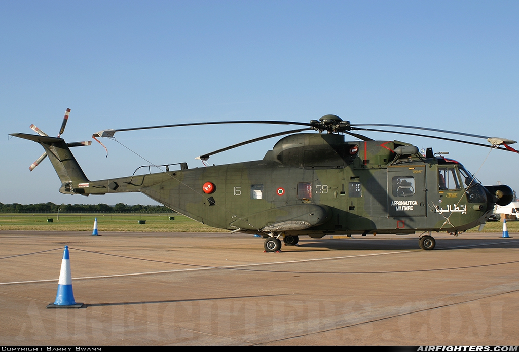 Italy - Air Force Agusta-Sikorsky HH-3F (AS-61R) MM81351 at Fairford (FFD / EGVA), UK