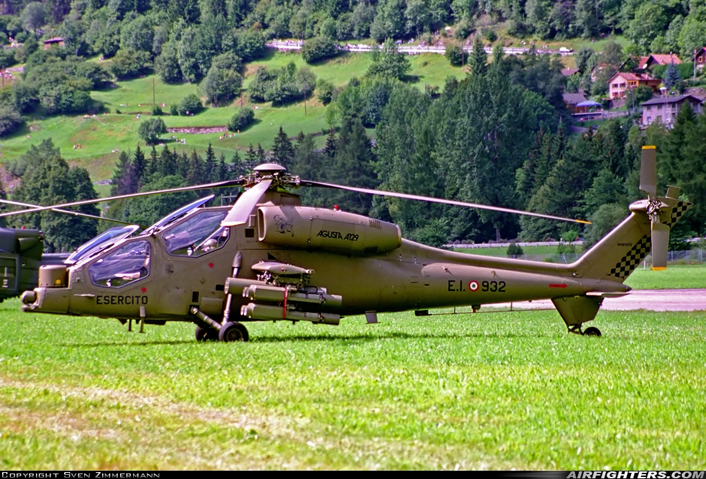Italy - Army Agusta A-129C Mangusta MM81402 at Ambri (LSPM), Switzerland