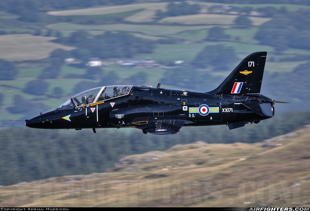 UK - Air Force British Aerospace Hawk T.1 XX171 at Off-Airport - Machynlleth Loop Area, UK
