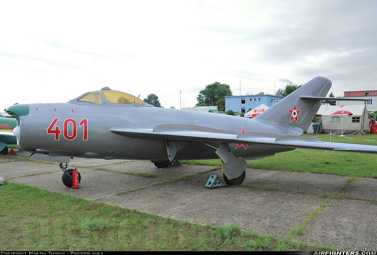 Hungary - Air Force Mikoyan-Gurevich MiG-17PF 401 at Kecskemet (LHKE), Hungary