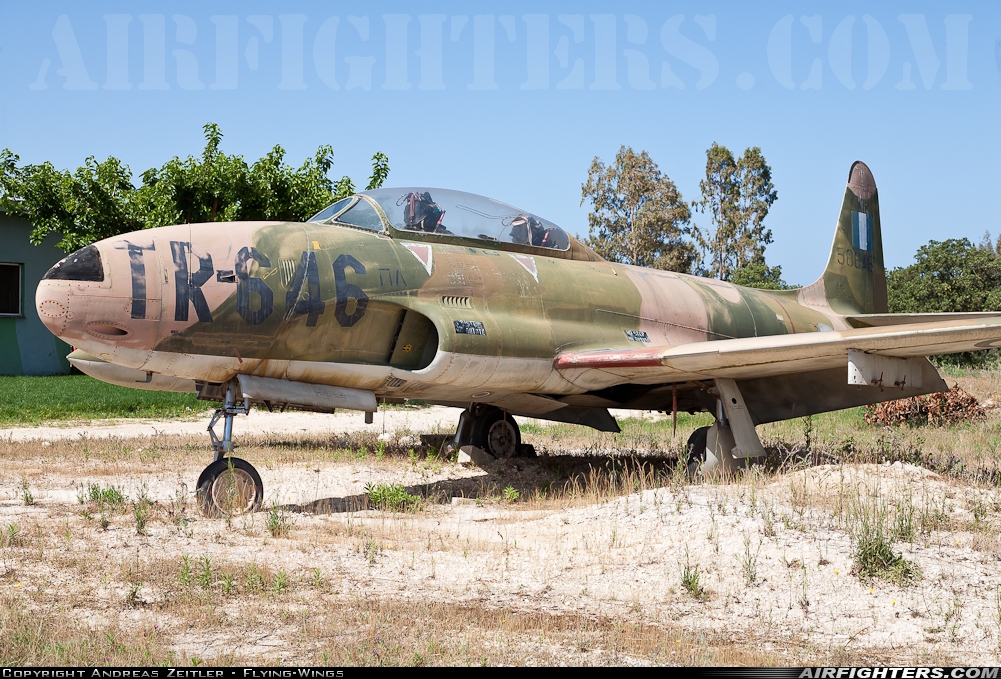 Greece - Air Force Lockheed T-33A Shooting Star 58646 at Araxos (GPA / LGRX), Greece