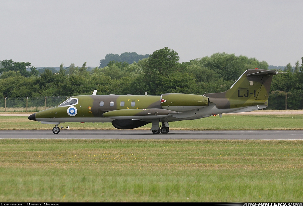 Finland - Air Force Learjet 35A LJ-1 at Fairford (FFD / EGVA), UK