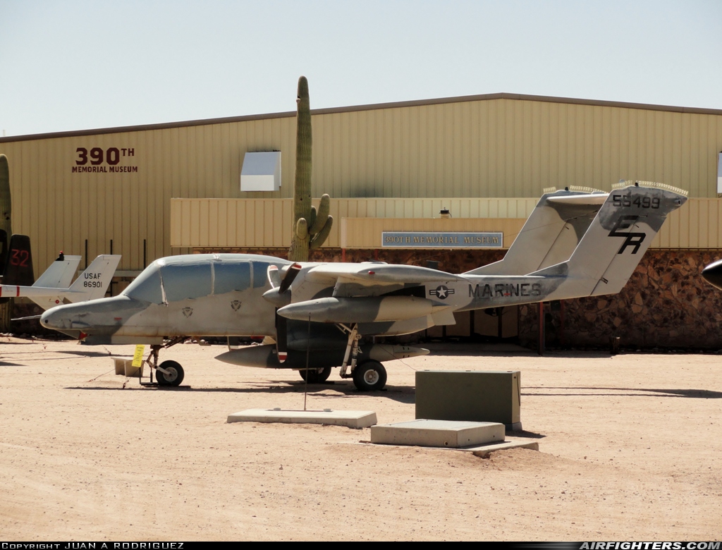 USA - Marines North American Rockwell OV-10D Bronco 155499 at Tucson - Pima Air and Space Museum, USA