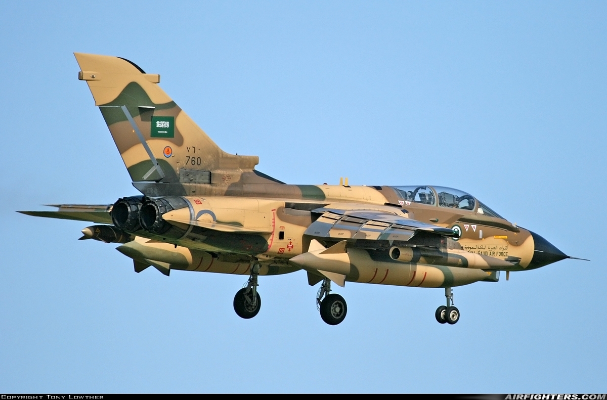 Saudi Arabia - Air Force Panavia Tornado IDS 760 at Marham (King's Lynn -) (KNF / EGYM), UK