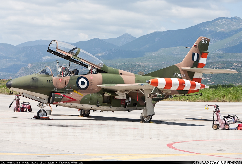 Greece - Air Force North American T-2E Buckeye 160095 at Kalamata (LGKL), Greece